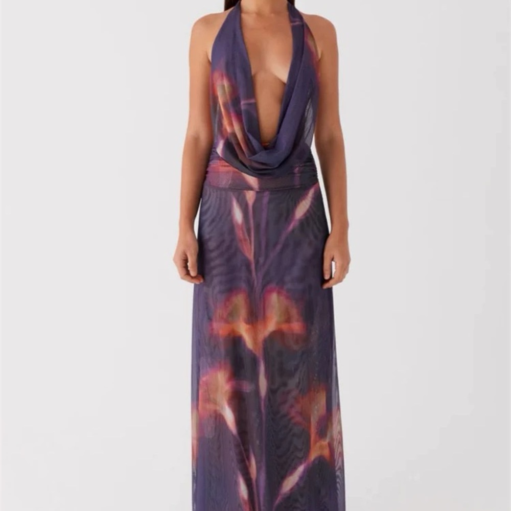 Peppermayo Multicolor Abstract Dress